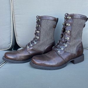 Durango lace up western or motorcycle boots - Women’s U.S. size 9